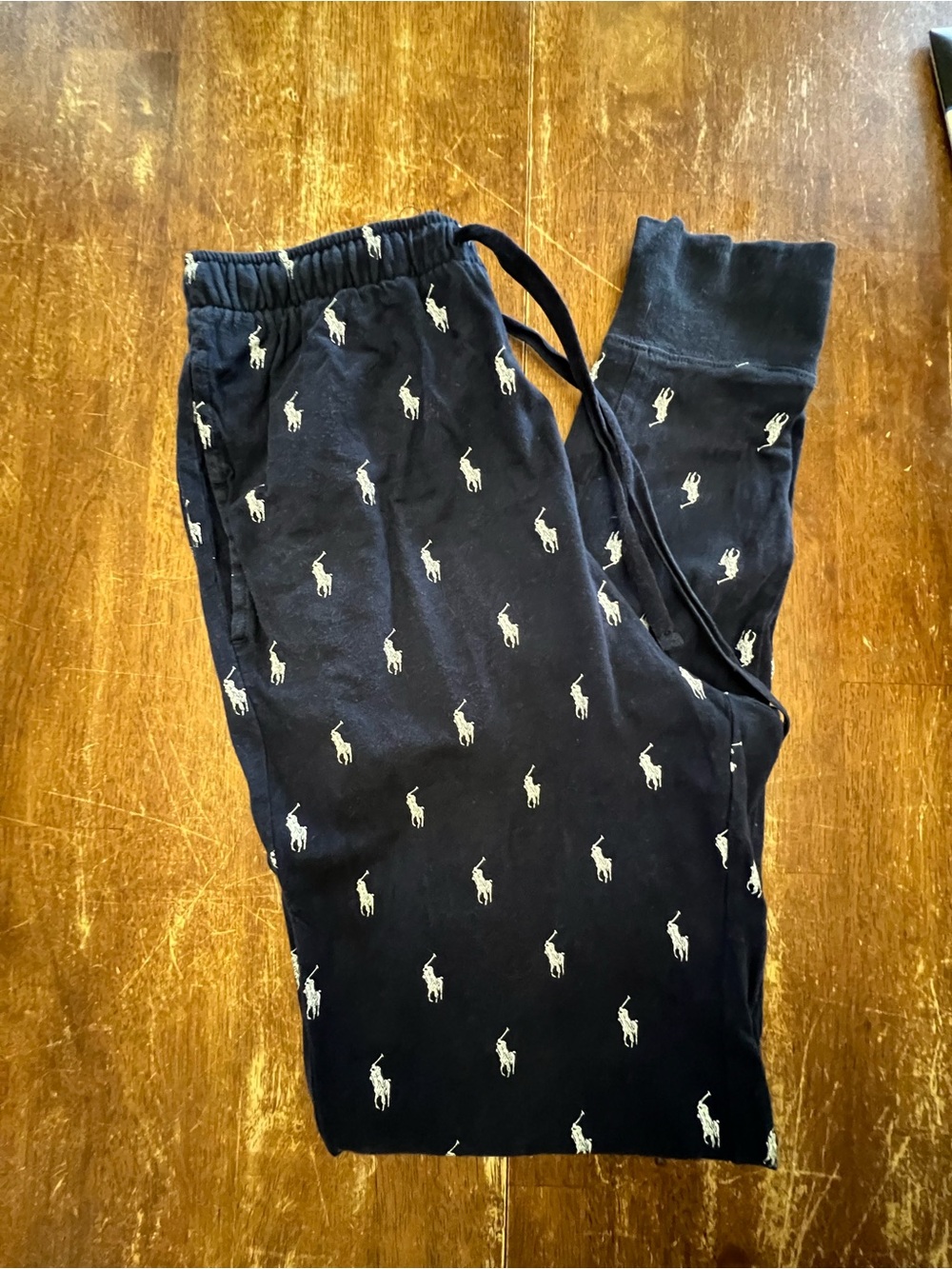 Ralph Lauren Navy PJ pants with White Polo Logo